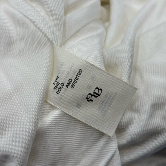 🆕 RAT & BOA 🧿 NWOT Winona White Slinky Cowl Neck Jersey Gown, Sz M - Picture 14 of 16